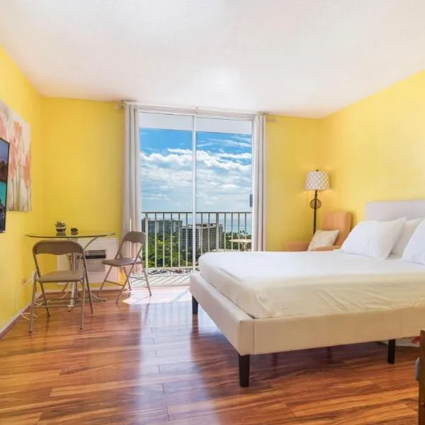 Relaxing Ocean View Boutique Condo - 20F，位于檀香山的酒店