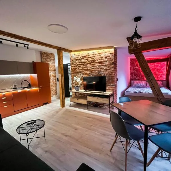 Brick and Wood Apartment，位于比得哥什的酒店