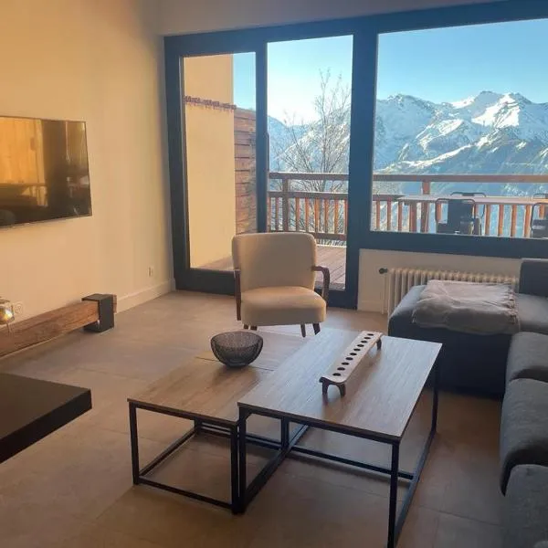 Très bel appart avec vue 6 personnes Alpe d Huez，位于于埃的酒店