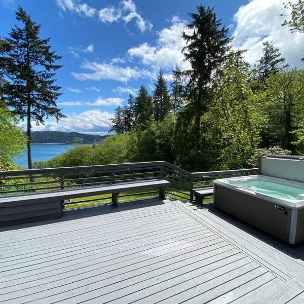 Secluded Sanctuary With a View of The Puget Sound，位于吉格港的酒店