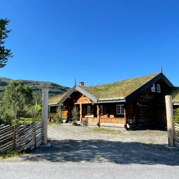 Solsetra - Mountain Majesty Family Log Cabin，位于霍夫登的酒店