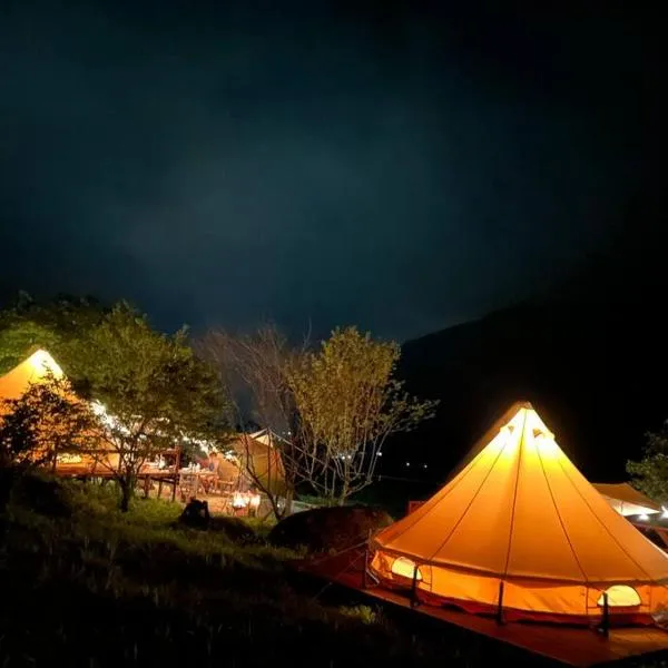 ties Camp Ground Nagiso，位于蘭的酒店