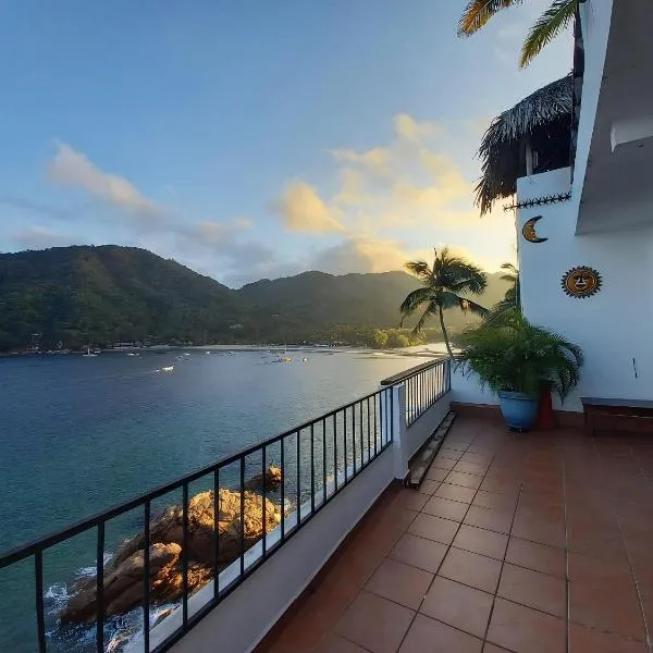 Villas Santa Cecilia "Villa GeeGee" en Yelapa，位于Chimo的酒店