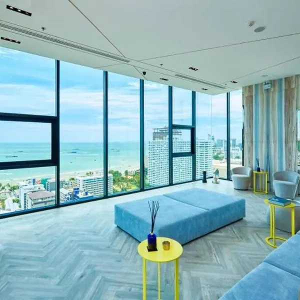 Sea View 2 Bed Room Condo @ Central Pattaya，位于芭堤雅市中心的酒店
