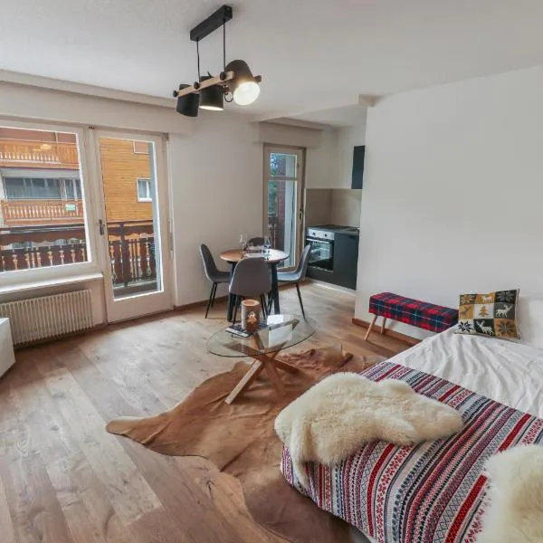 Studio élégant au coeur de Crans，位于克莱恩 蒙塔纳的酒店