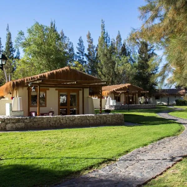 Cabañas La Huayca - Caja Los Andes，位于La Huaica的酒店