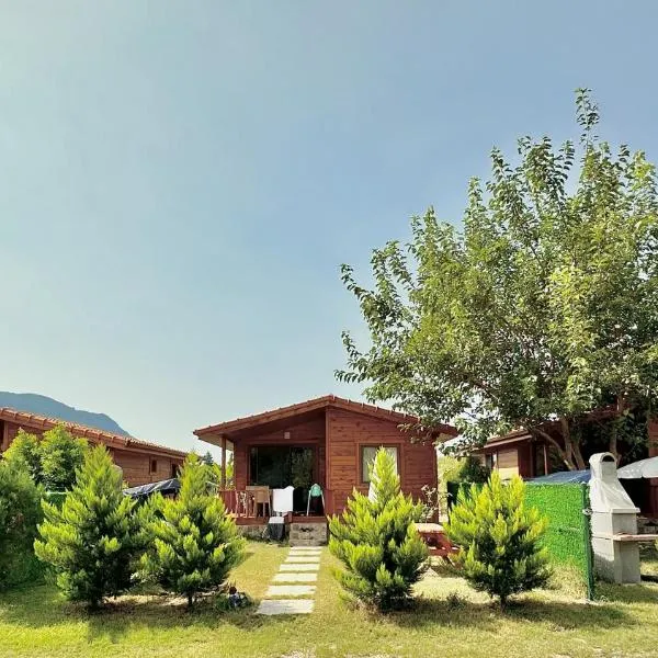 Hurmalık Apart Evleri-Very Close to the Sea Large Garden Bungalow with Barbecue and Swing，位于Mavikent的酒店