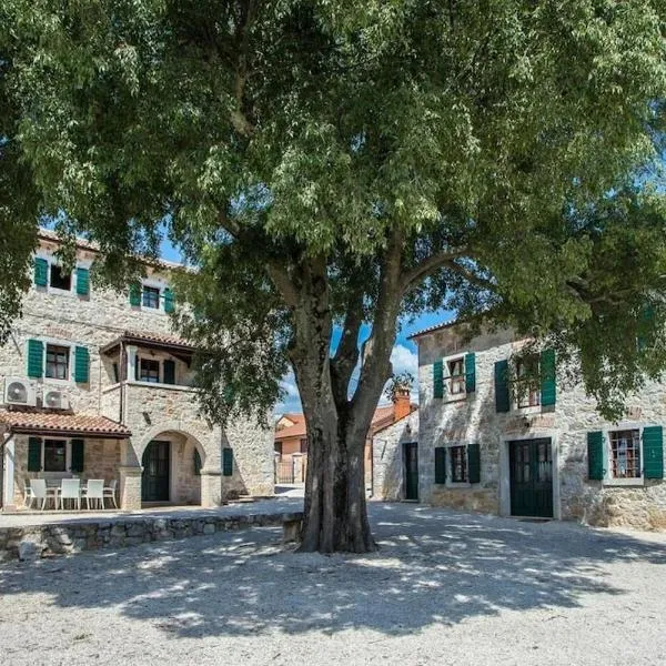 Villa Antonci-18, pool, 3 houses, private territory，位于Antonci的酒店
