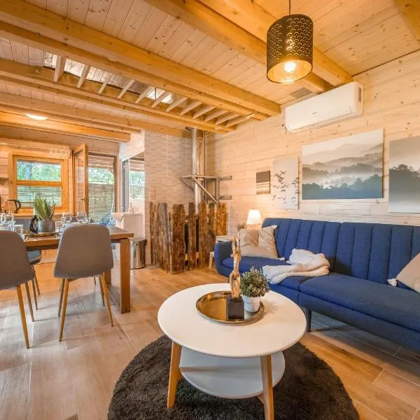 Magic Tiny House by a Private Lake，位于Řehenice的酒店