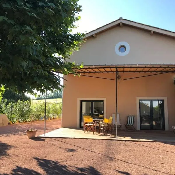 Gîte des Pilliers，位于索恩河畔贝尔维尔的酒店