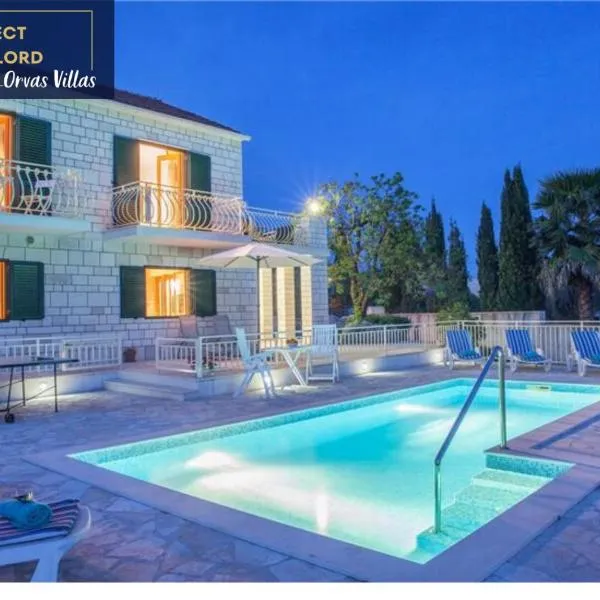 Your Family Haven Villa Vjeka near the Sea in Charming Sumartin，位于塞尔察的酒店