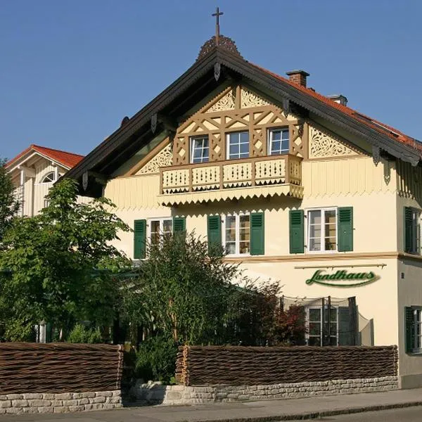 兰德哈斯咖啡餐厅酒店，位于施坦贝尔格湖畔贝格的酒店
