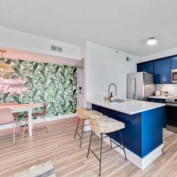 Beach Please condo 2 bedroom 2 bath sleeps 6，位于格尔夫海岸的酒店