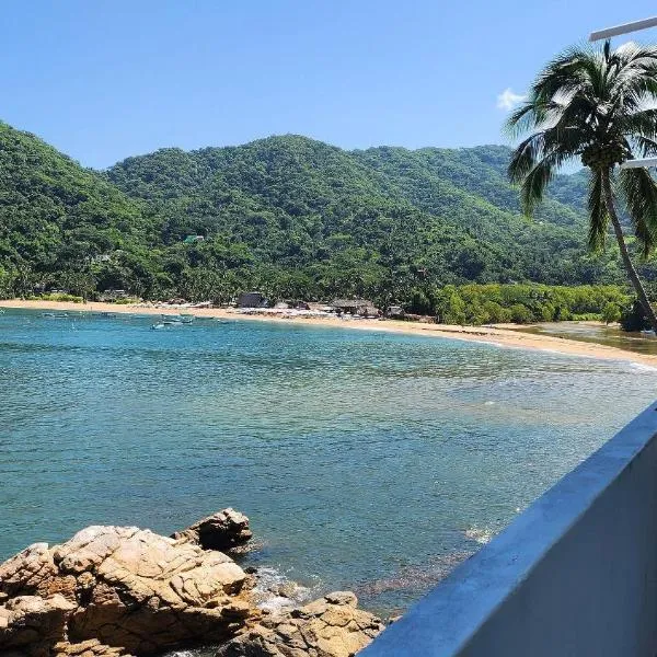 Villa frente al mar en Yelapa para 4 personas，位于叶莱巴的酒店