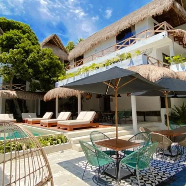 Hotel Sun Ha Bacalar，位于Cenote Azul的酒店