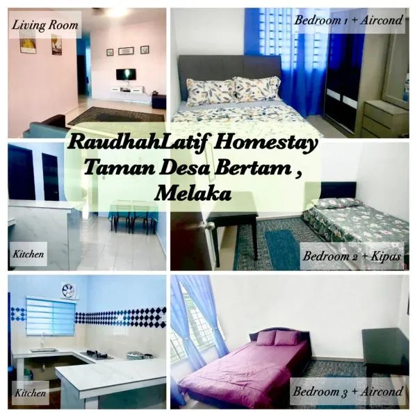 Homestay Melaka by RAUDHAHLATIF HOMESTAY MELAKA，位于马日丹那的酒店