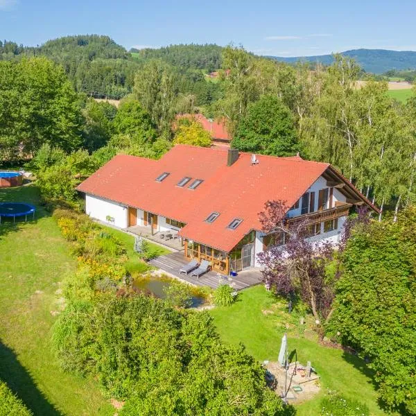 Ferienwohnung Bayerwaldblick Hexental，位于伯根的酒店