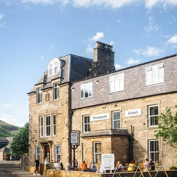 Traquair Arms Hotel，位于Walkerburn的酒店