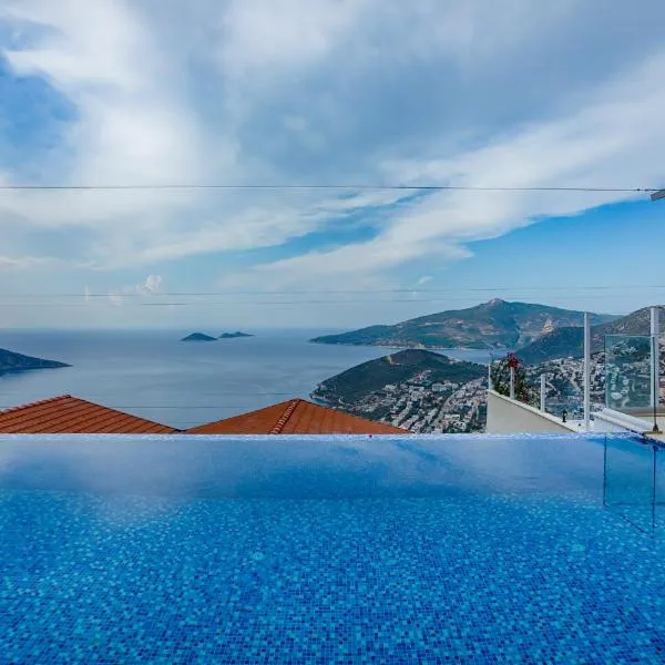Villa Lucida - Kalkan Hills - Exclusive Villas with Private Pool and Majestic Sea Views，位于卡尔坎的酒店