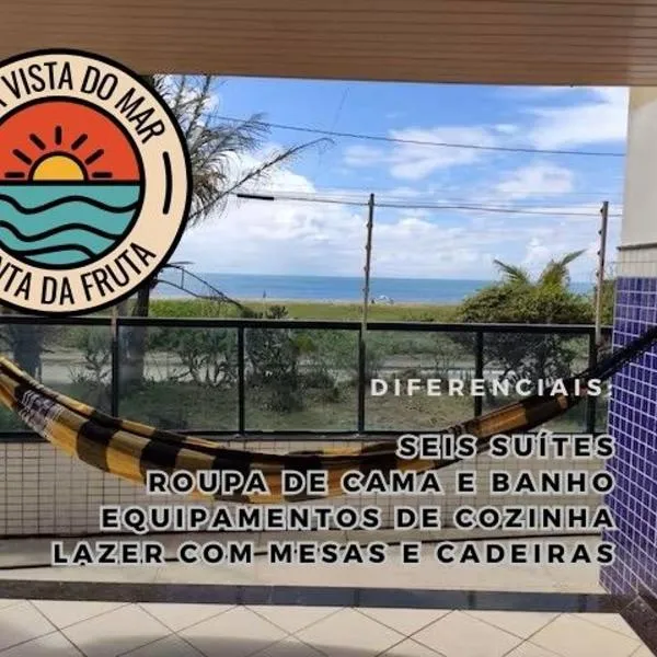 Casa Vista do Mar, praia e piscina，位于蓬塔达弗塔的酒店