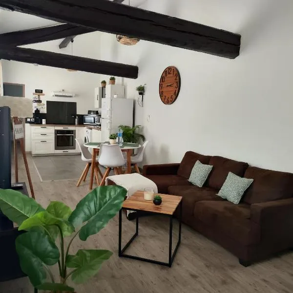 Appartement de Charme L'Isle-sur-la-Sorgue sur la Sorgues，位于索尔格河畔利勒的酒店