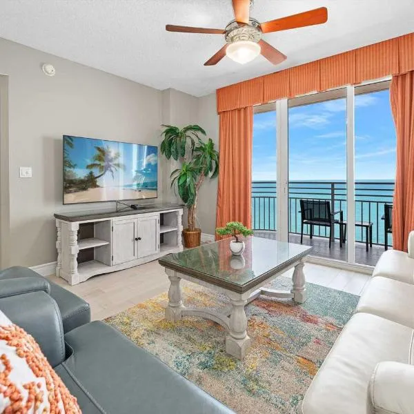 Luxury 20th Floor 2 BR Condo Direct Oceanfront Wyndham Ocean Walk Resort Daytona Beach | 2027，位于代托纳海滩的酒店