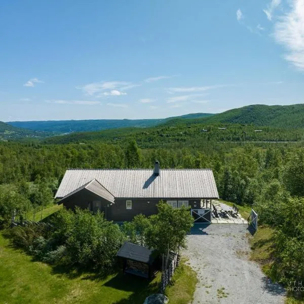 Saballie - Cosy cabin - sunny location!，位于Slåtto的酒店