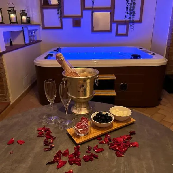 Relax nella jacuzzi in Toscana，位于埃尔萨谷口村的酒店