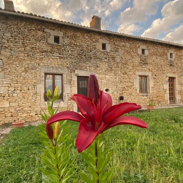 La Salamandre，位于Charroux的酒店