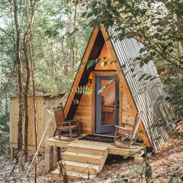 Blue Brambler Glamping A-Frame，位于洛根的酒店