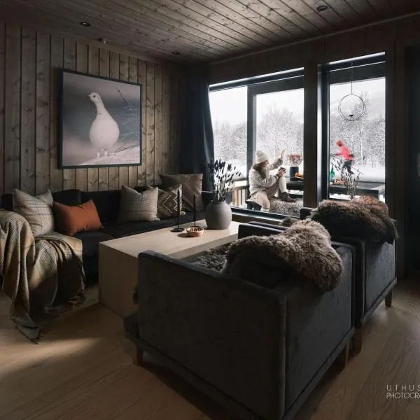 Beautiful apartment - high standard - Geilo centre，位于耶卢的酒店