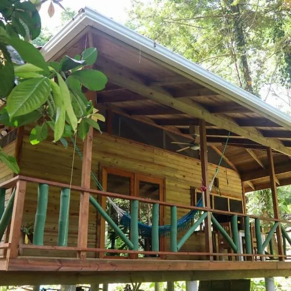 Jungle beach 2 bedroom cottage，位于博卡德拉戈的酒店