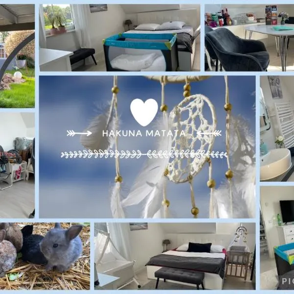 Hakuna Matata - 2 Schlafzimmer - 3 Zimmer - Netflix - S-Bahn - Parkplatz - kinderfreundlich - Immanuel Helios Klinikum，位于Panketal的酒店