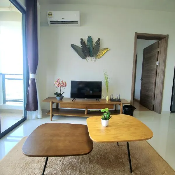 Seaview Regalia Park, (Happy House), Full Furnished, Free WiFi Forestcity，位于振林山的酒店