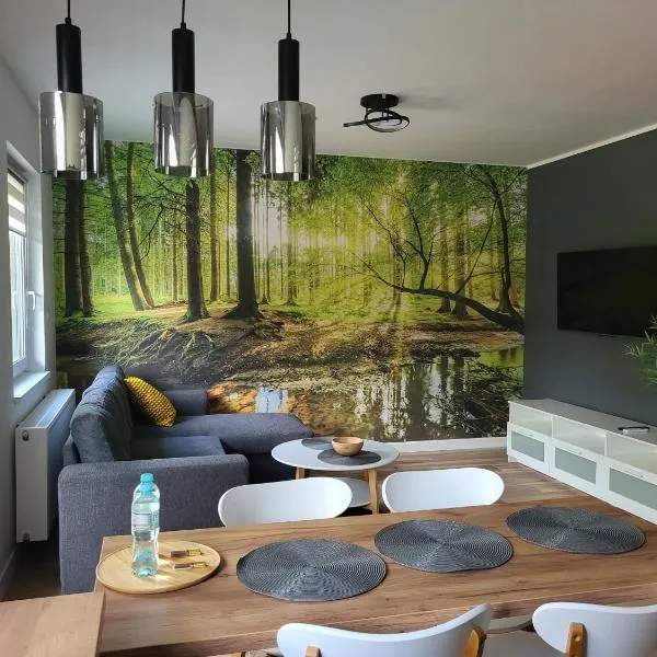Apartamenty Dębowa 4 PRIV OGRÓD I MIEJSCE NA ROWERY，位于米利奇的酒店
