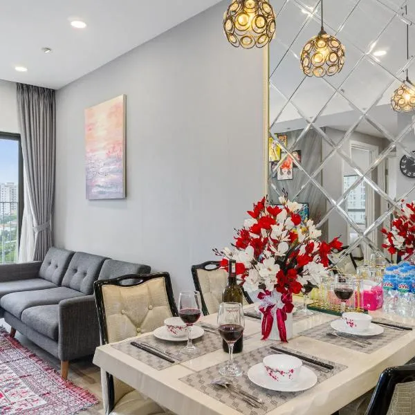Cozy 2 Bedroom Condo in Masteri Thao Dien, Fully Furnished With Full Amenities，位于胡志明市的酒店