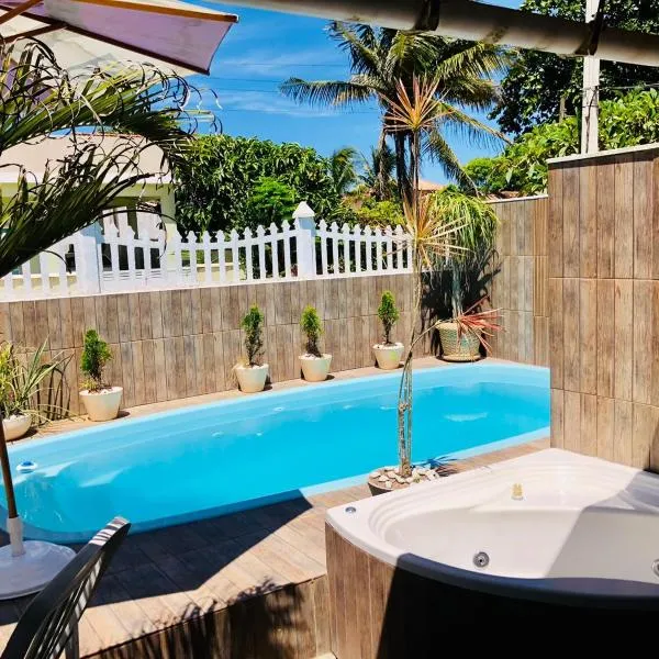 Pousada Recanto Beach House - Cabo Frio - Unamar，位于Angelim的酒店