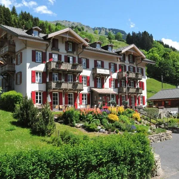 Historic Hotel du Pillon，位于Arveyes的酒店