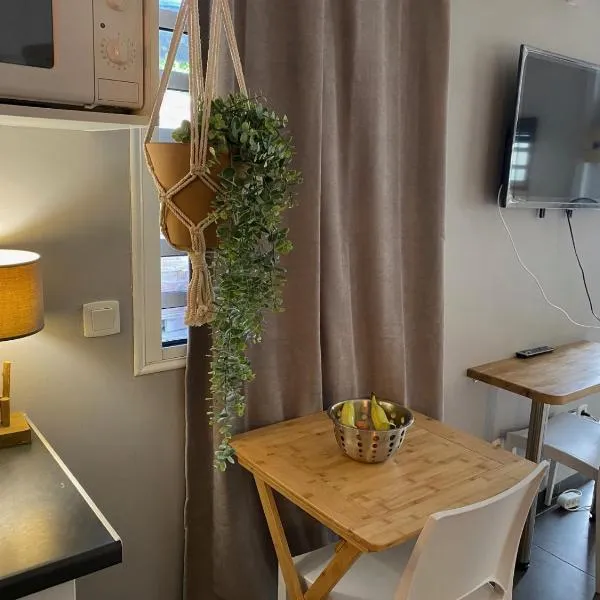 Studio cosy rez de jardin à 10 mn des plages，位于拜马欧的酒店