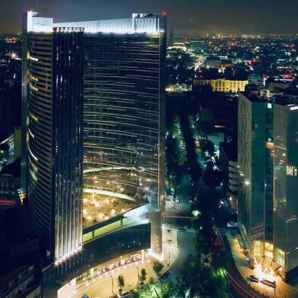 High-Rise Reforma Apartment , 2BDR, 2BATH,,位于墨西哥城的酒店