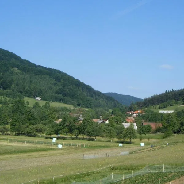 农场旅馆，位于Hrib-Loški Potok的酒店