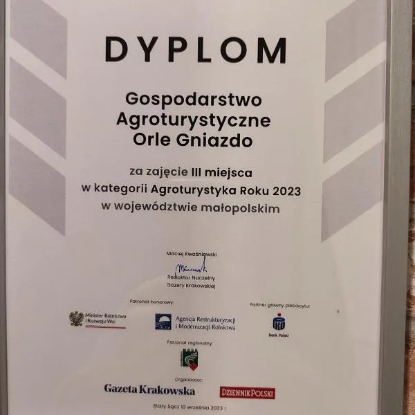 Willa Orle Gniazdo，位于Pieskowa Skała的酒店