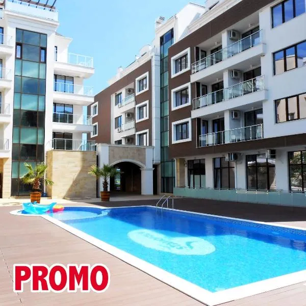 Apartments Stamopolu Lux with pool view，位于普里莫尔斯科的酒店