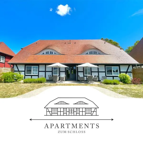 ~ Apartments zum Schloss ~ Traumhafte Ferienwohnungen auf Usedom，位于Quilitz的酒店