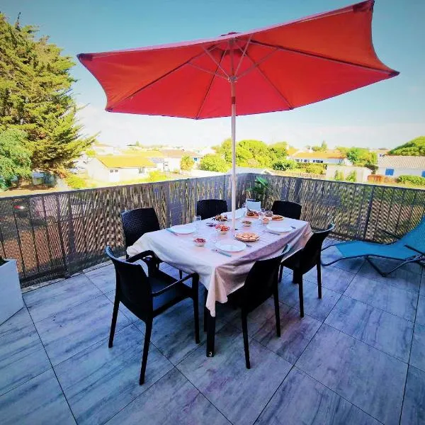 Charmant duplex à 500 m de la plage，位于巴尔巴特尔的酒店