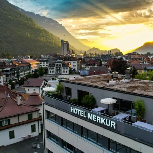 Hotel Merkur - West Station，位于Unterseen的酒店