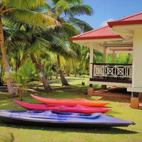 HUAHINE - Hibiscus House，位于Haapu的酒店