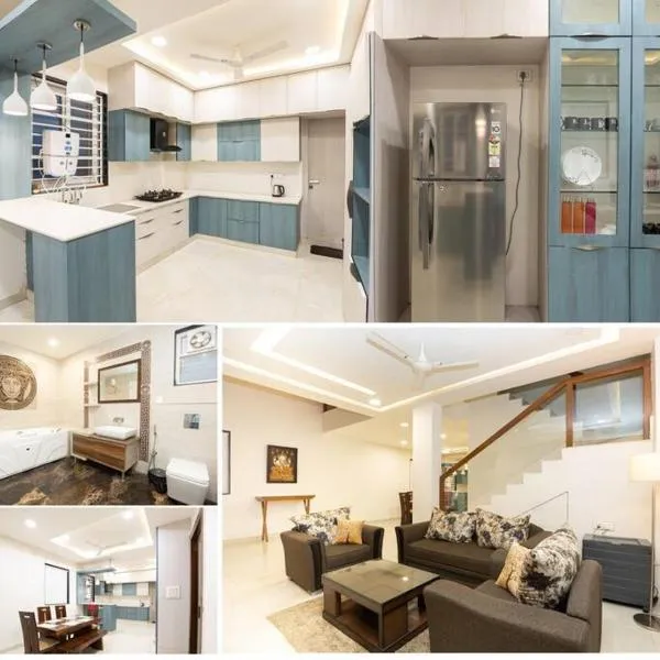 Family&PetFriendly 5BHK With Jacuzzi @BanjaraHills，位于海得拉巴的酒店