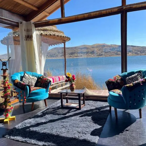 Uros Walysuma Titicaca Lodge，位于Ichu的酒店