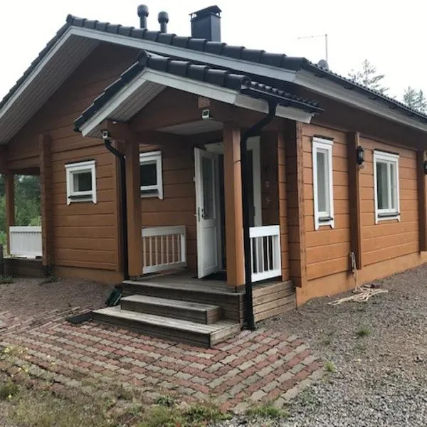 Modern cottage by the private lake，位于Huhtiniemi的酒店